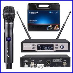 1CH Wireless UHF Guitar Microphone System Handheld DJs Mic for Stage party Show