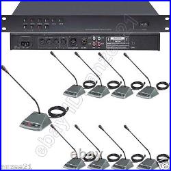 25 Desktop Wired Conference Meeting Microphone System 1 Chairman 24 Delegate Mic