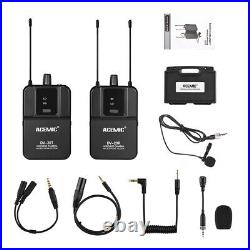 ACEMIC DV-20 UHF Wireless Microphone System Lavalier Mic 50M Effective Range wit