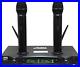 Audio 2000S AWM6113 Dual Channel Rechargeable VHF Wireless Microphone System