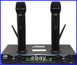 Audio 2000S AWM6113 Dual Channel Rechargeable VHF Wireless Microphone System