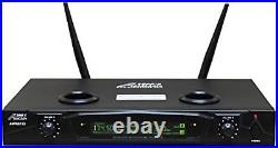 Audio 2000S AWM6113 Dual Channel Rechargeable VHF Wireless Microphone System