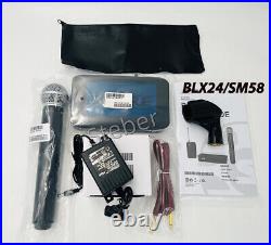 BLX24/SM58 Shure Wireless System with SM58 Handheld Vocal Microphone US Shipping
