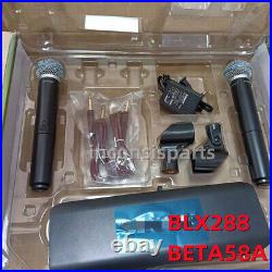 BLX288/BETA58A Handheld Wireless Microphone System Come with 2 Microphone