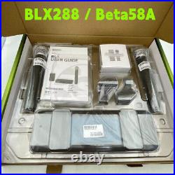 BLX288 / Beta58A Wireless Vocal System with2 BETA58 Microphones Express New in box