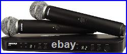 BLX288/SM58 Handheld Shure Wireless Vocal DJ Microphone System New