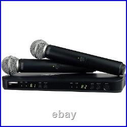 BLX288/SM58 Shure Dual Wireless Microphone System w 2x SM58 Vocal Mics NEW