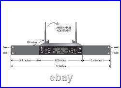 Better Music Builder VM-52U G5 DUAL CHANNEL UHF WIRELESS MICROPHONE SYSTEM