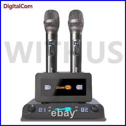 D'COM PRO3 Wireless Karaoke Microphone System Dcom Mic+Receiver+Charger