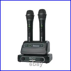 D'COM eve3 Professional Wireless Karaoke Microphone System Dcom Mic Black