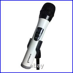 Dual Channel Handheld Wireless UHF Microphone System Church Stage Karaoke DJ Mic