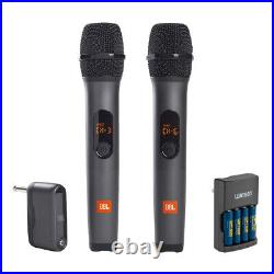 JBL Wireless Microphone System (2-Pack) with Charger and 4-Rechargeable Batteries