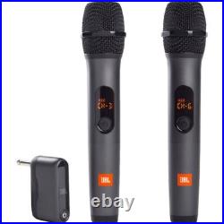 JBL Wireless Microphone System (2-Pack) with Charger and 4-Rechargeable Batteries
