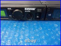 Lot Of 2 Shure Ulxp4 J1 554-590mhz Wireless Microphone System