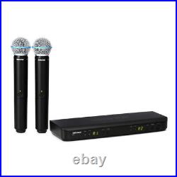 NEW 1SET BLX288 / Beta 58A Wireless Vocal Systemwith2 BETA58 Microphones Express