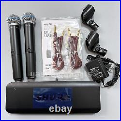 NEW SHURE BLX288 / Beta 58A with2 BETA58 Wireless Vocal System Microphones Express