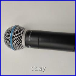 New Handheld Wireless Vocal System with BETA58 Microphones Express SLXD4/Beta58A
