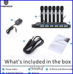 RK MX66 6-Channel UHF Wireless Mic System for meetting