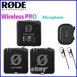 RODE WIRELESS PRO 2.4GHz Wireless Lavalier Microphone System 2Transmitter Mic