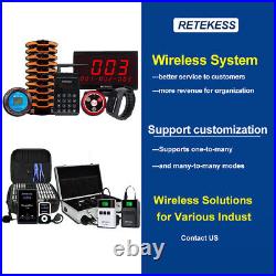 RetekessTT106 Wireless Microphone System Transmitter 6Receiver Tour Guide Church