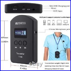 RetekessTT106 Wireless Microphone System Transmitter 6Receiver Tour Guide Church