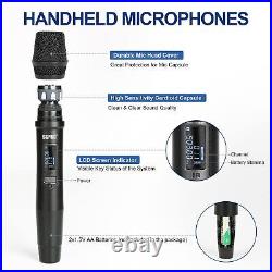 SGPRO Handheld Wireless Microphone 4 MIC System 262' Range 65 UHF CH 3903B2D