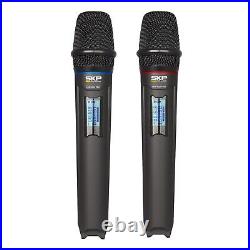 SKP Pro Audio UHF-600 PRO Wireless Microphone / 2 microphones / UHF System