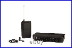 Shure BLX14 Wireless Mic System with CVL Lavalier Microphone & Tan Earset Mic Pack