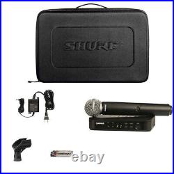 Shure BLX24SM58 Handheld Mic Wireless Microphone System H10