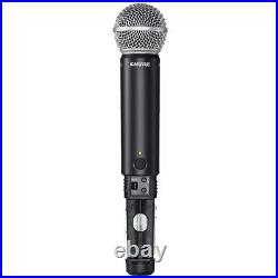 Shure BLX288/SM58 Dual Wireless Microphone System w 2x SM58 Vocal Mics H9 Band