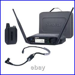 Shure GLXD14+ Dual Band Wireless Headset Microphone System w SM35 Vocal Mic