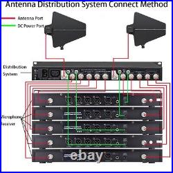 UHF Active Directional Antenna Power Distribution System for shure wireless MIC