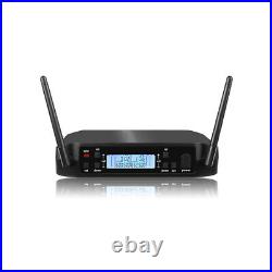 UHF Dual Channels Wireless Microphone Cordless Headset Mic System for Stage Home