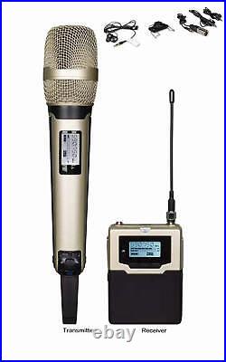 UHF Wireless Handheld Microphone Mic System for Canon Nikon DSLR Camera Video DV