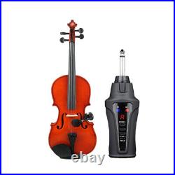 UHF Wireless Microphone Condenser Clip on Instrument Mic System for Violin Stage