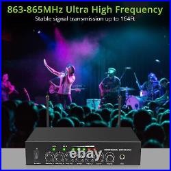 UHF Wireless Microphone System Wireless Microphone with Treble Echo Bass &Bluet