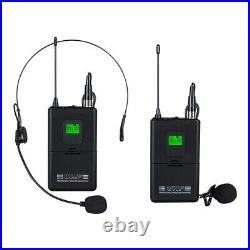 Wireless Microphone System Pro Audio 6 Channel UHF 3 Handheld 3 Headset US STOCK