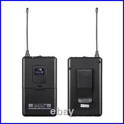 Wireless Microphone System UHF Profession 6 Channel Lavalier 6 Bodypacks Headset