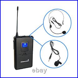 Wireless UHF Microphone System KTV Handheld & Headset Lavalier Lapel Microphone