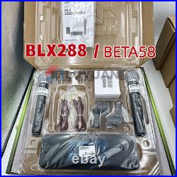 Wireless Vocal System SHUR BLX288 / Beta 58A with2 BETA58 Microphones Express US