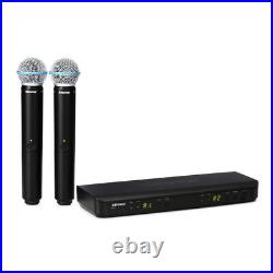 Wireless Vocal System SHUR BLX288 / Beta 58A with2 BETA58 Microphones Express US